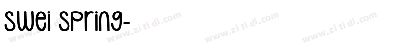 Swei Spring字体转换
